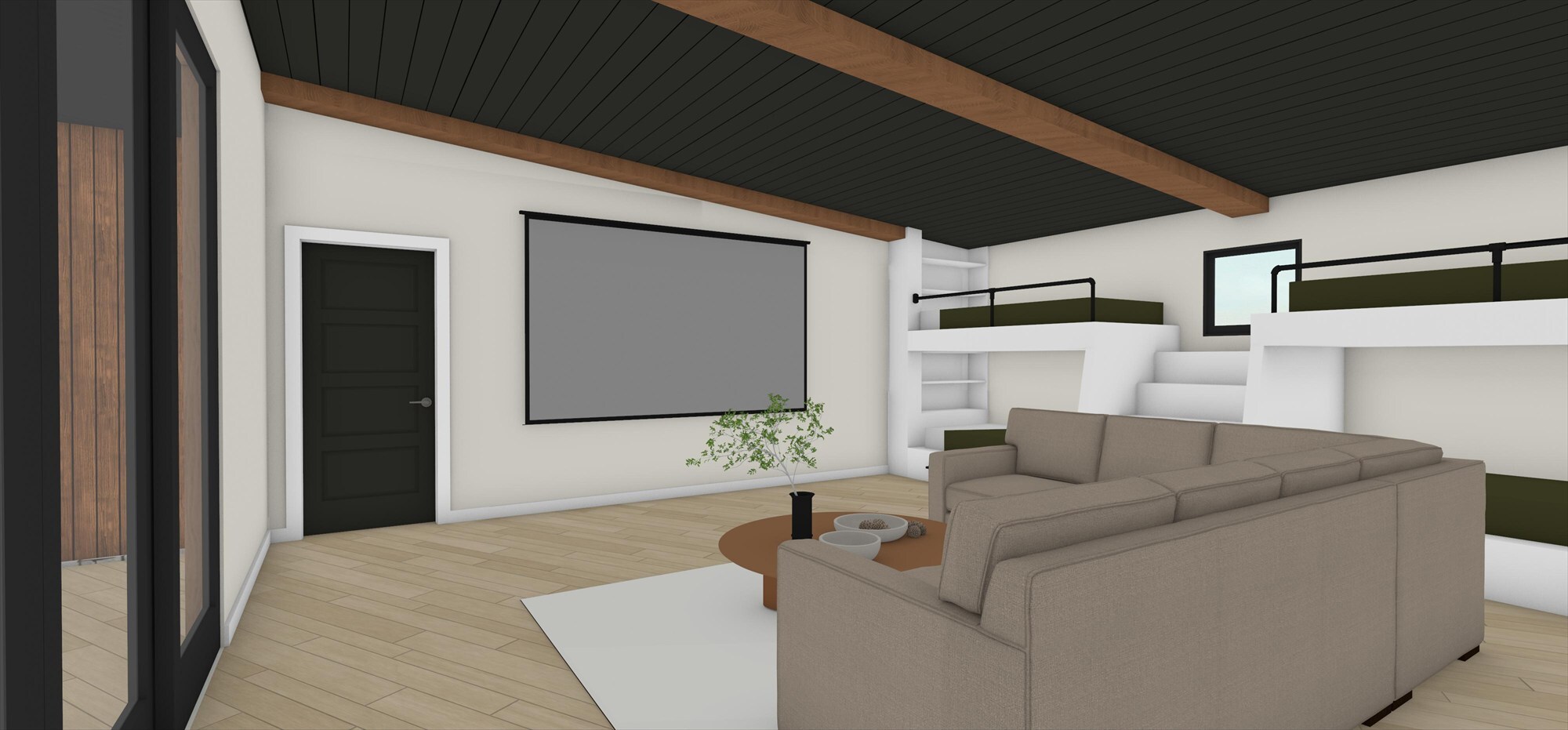 east texas home remodel bunk room built in bunk beds projector screen bort custom homes