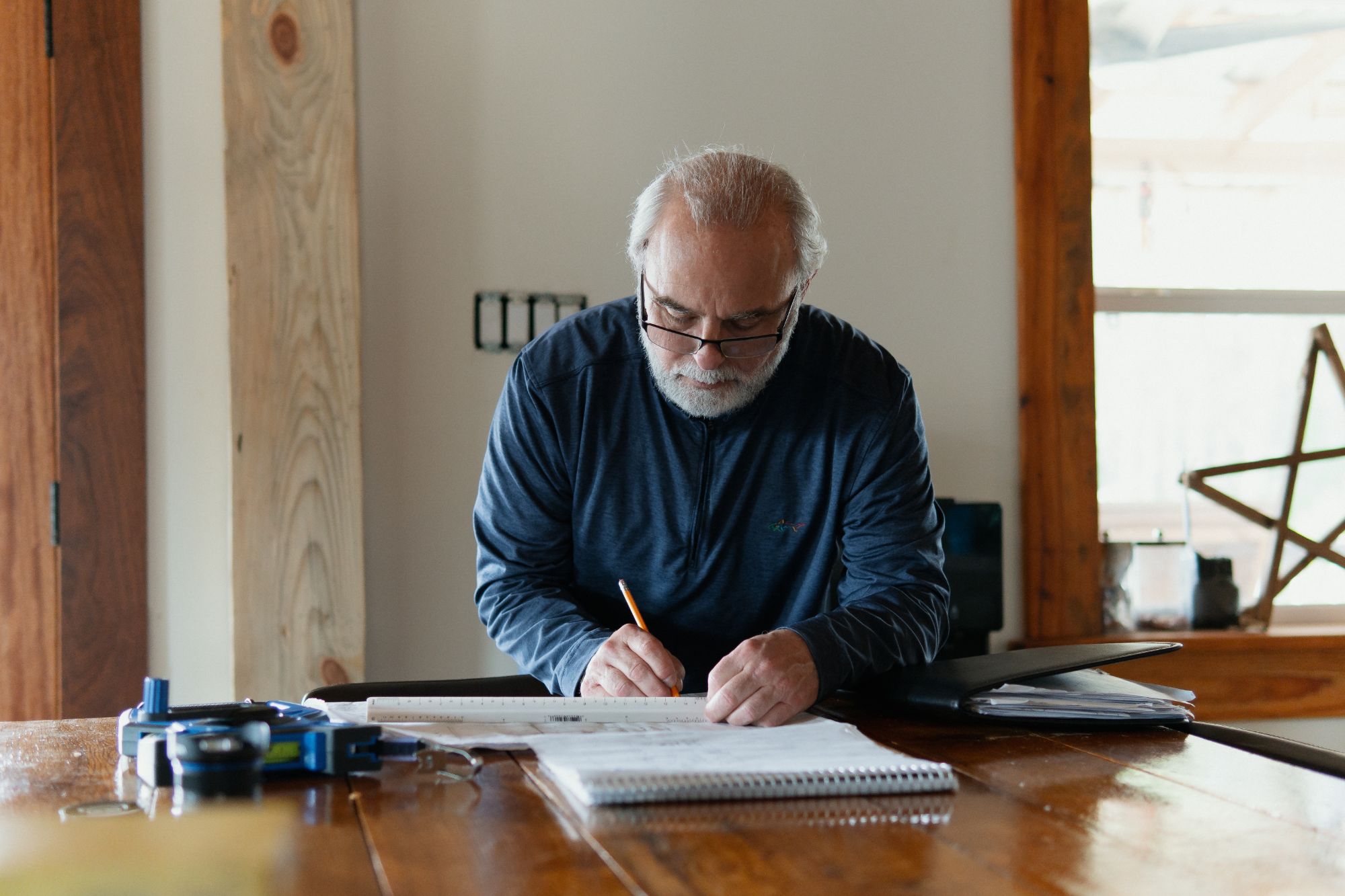 Bort Design custom home planning process showcasing detailed residential design work in Longview, TX.-optimized