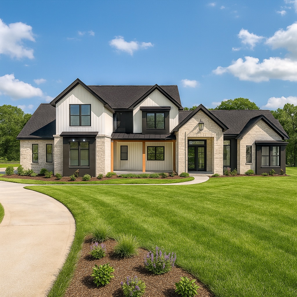 modern farmhouse exterior